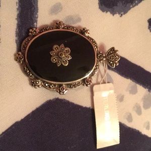 Sterling silver necklace enhancer